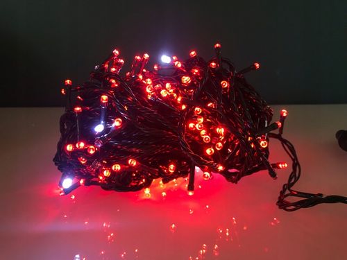 Lampki Choinkowe LED 100 Czerwone Flash IP44 Zewnętrzne Wewnętrzne na Arena.pl