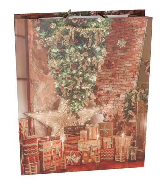 TOREBKA PREZENTOWA ŚWIĄTECZNA ŚREDNIA PREZENTY zdjęcie 3