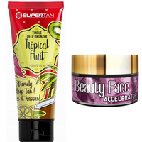 Supertan Tropical Fruits + Słoiczek Beauty Face