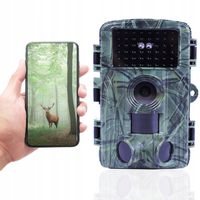 KAMERA LEŚNA CZUJNIK RUCHU FOTOPUŁAPKA MYŚLIWSKA WIFI NOCNA WODOSZCZELNA