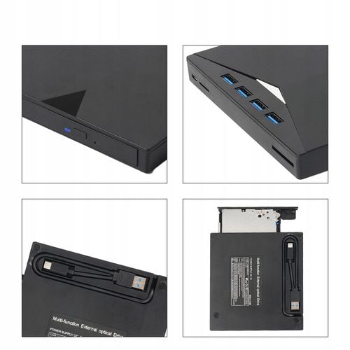 Zewnętrzna Nagrywarka DVD CD USB 3.0 Typ-C na Arena.pl