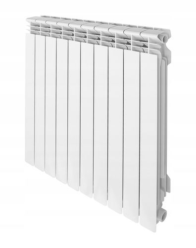 Grzejnik aluminiowy Diamond 763 W biały 400 x 580 x 90 mm 5 ŻEBEREK na Arena.pl