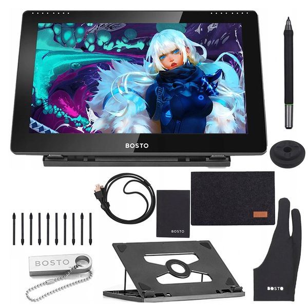Tablet graficzny BOSTO 16HD 15.6'' LCD z piórem zdjęcie 9