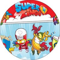 Opłatek na tort Urodziny Super Zings Postać Postacie