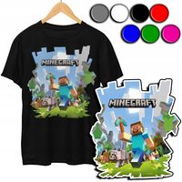 KOSZULKA DZIECIĘCA T-SHIRT Z NADRUKIEM - Z GIER PIXEL - XL 158-164