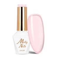 Lakier hybrydowy LED/UV Gel Polish MollyNails French Manicure Nr 137 8g