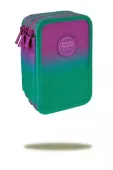 Piórnik potrójny z wyposażeniem Jumper 3 Gradient blueberry E67505 CoolPack
