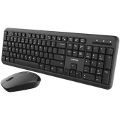 CANYON Zestaw klawiatura i mysz SET-W20 UK/US Velvet Bezprzewodowy Czarny