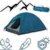 Namiot turystyczny 2-osobowy McKinley Vega LEKKI WODOODPORNY WENTYLACJA