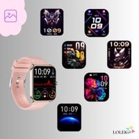 SMARTWATCH ZEGAREK DAMSKI POLSKIE MENU ROZMOWY SPORT POWIADOMIENIA 4 PASKI