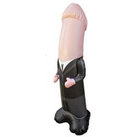 inflatable groom bop bag   flesh