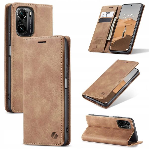 Spacecase Wallet Poco F3 / Mi 11I Light Brown zdjęcie 11