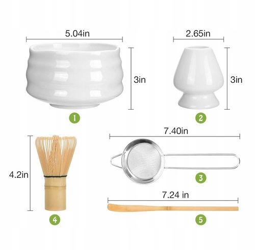 ZESTAW DO MATCHY, MATCHA TRZEPACZKA UCHWYT, MIOTŁĄ MATCHA MISKĄ DO MATCHY na Arena.pl