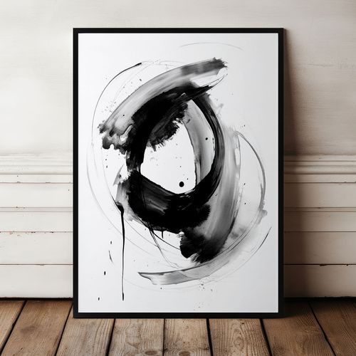 Plakat czarna farba 61x91 cm na Arena.pl