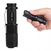 LATARKA UV LED ULTRAFIOLETOWA LAMPA BURSZTYNÓW