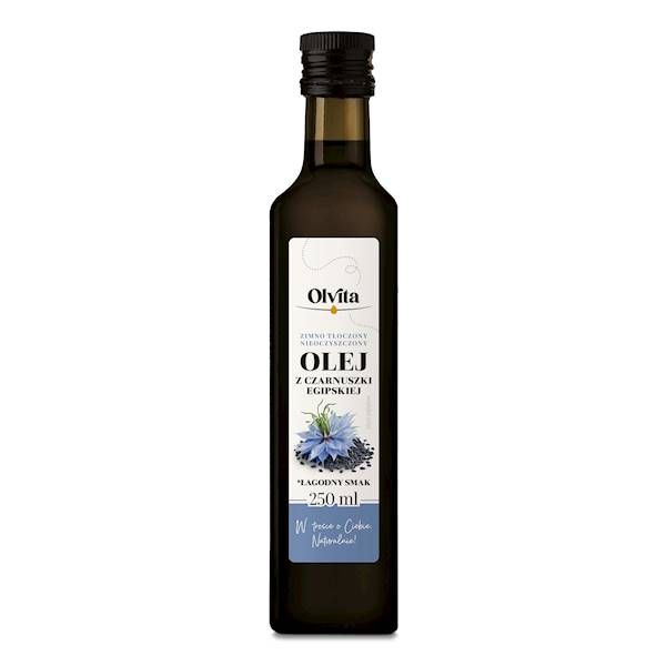 Olej z czarnuszki 250 ml - OLVITA zdjęcie 1