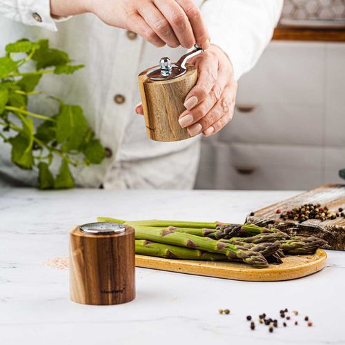 akacjowy młynek do pieprzu + solniczka klausberg kb-7859 na Arena.pl