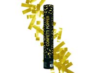 Konfetti pneumatyczne, złote paski, 40 cm