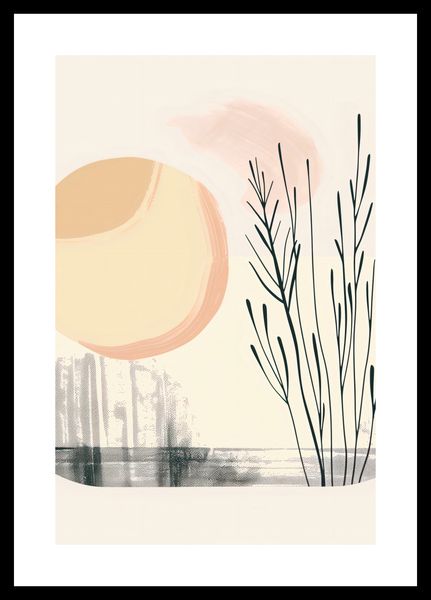 Plakat 53x81cm Pastelowy Wschód zdjęcie 3