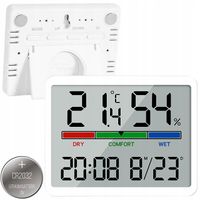 Stacja pogody Renew Force Bezprzewodowa data z Czujnikiem Wewnętrznym LCD