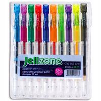 DŁUGOPIS ŻELOWY ZONE KOMPLET 10KOL. TT5046 0467