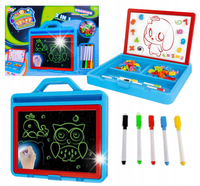 Tablet graficzny do rysowania malowanie światłem tablica LED + markery
