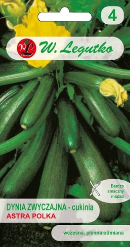 Nasiona Dynia zwyczajna, cukinia Astra Polka, 3g na Arena.pl