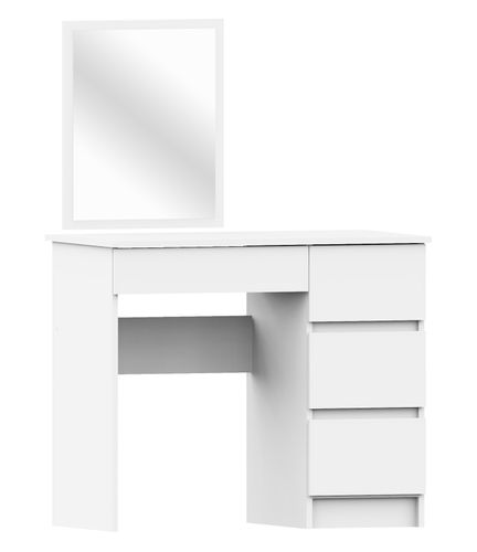 TOALETKA KOSMETYCZNA Z LUSTREM T-6/SL 500x600 PRAWA BIAŁA na Arena.pl