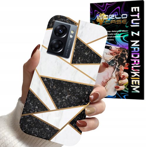 ETUI CASE DO OPPO A57 A57s A77 - MARMUREK GEOMETRIA WZORY DLA KOBIET na Arena.pl