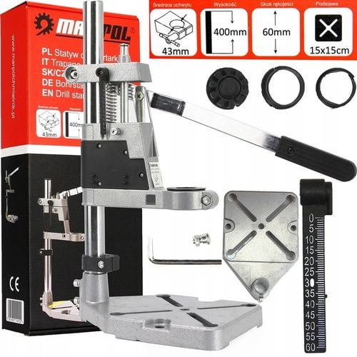 STOJAK STATYW UCHWYT DO WIERTARKI 400mm STOŁOWY na Arena.pl