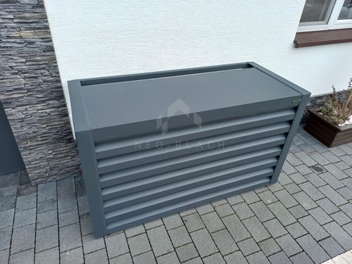 Osłona klimatyzatora pompy ciepła 110x40x90 cm zabudowany front NB242 na Arena.pl