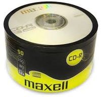 Płyty Maxell CD-R 50 sztuk + Pudełka CD muszelki