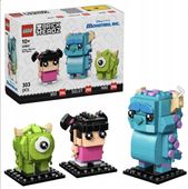 LEGO BrickHeadz 40861 Figurki Sulley'ego, Mike'a i Boo