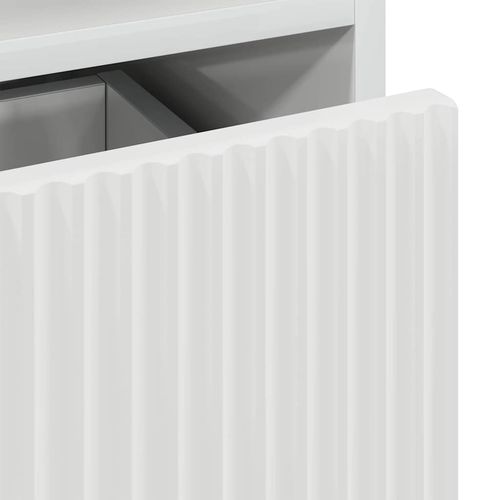 Szafki nocne 2 pcs Biały na wysoki połysk 49 x 36 x 61 cm na Arena.pl