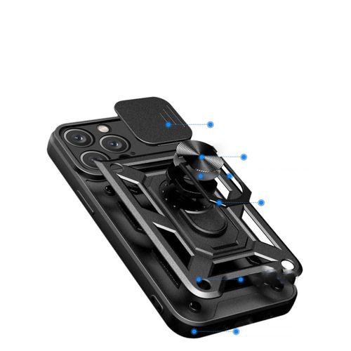Etui Iphone 14 Pro Nexeri Camshield Pro Czarne na Arena.pl
