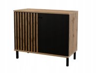 Komoda STOLAR LONDON 2D 100 x 45 x 85cm dąb wotan