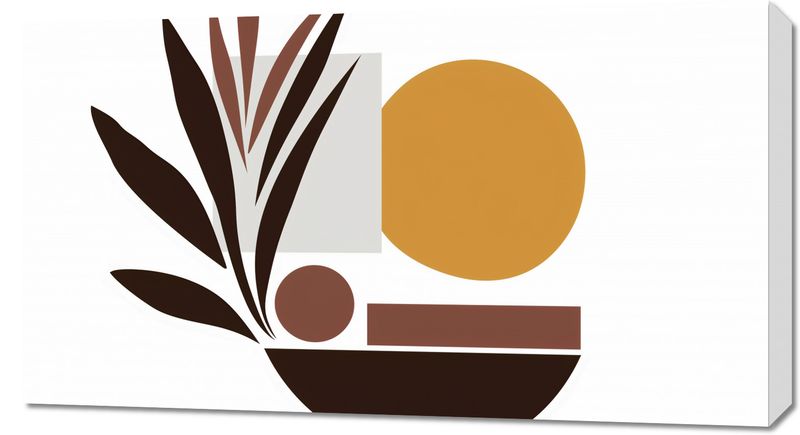 Obraz 90x50cm Stylizacja Roślin zdjęcie 1