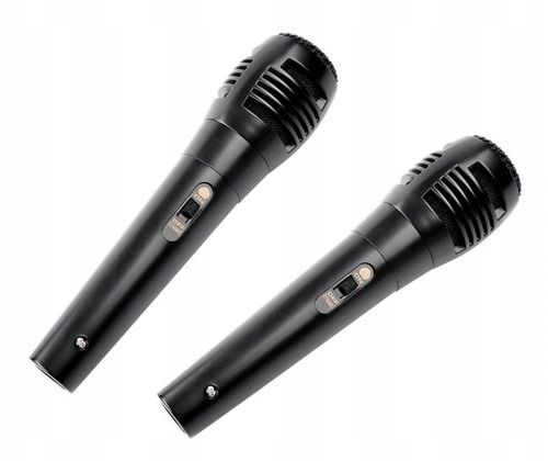 Mikrofon do KARAOKE MIKSER AUDIO z efektami ECHO 2 mikrofony w zestawie na Arena.pl