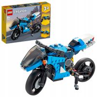 2X Klocki LEGO Creator 3 w 1 Supermotocykl 236 elementów 8 lat+