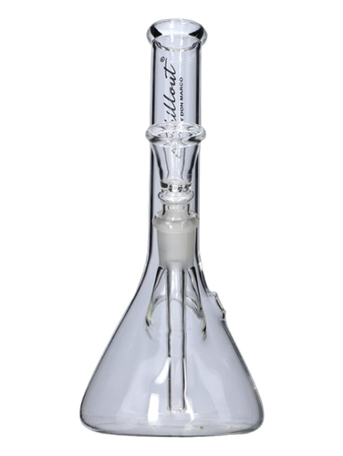 Bongo szklane Chillout 20 cm | Klasyczna fajka wodna z dzbankową bazą na Arena.pl