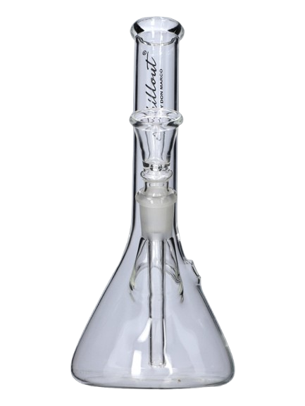 Bongo szklane Chillout 20 cm | Klasyczna fajka wodna z dzbankową bazą zdjęcie 2