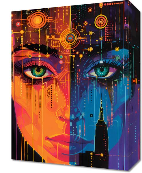 Obraz 30x40cm Cyfrowa Psyche zdjęcie 1