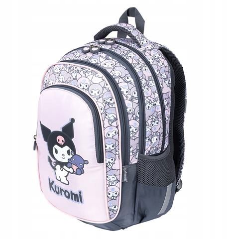 Plecak 4 komorowy Kuromi Pink Majewski na Arena.pl
