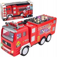 STRAŻ POŻARNA SAMOCHÓD ZABAWKA WÓZ AUTO STRAŻACKI POJAZD CZUJNIK BUMP & GO