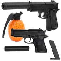 Pistolet metalowy na kulki plastikowe 6mm ASG replika MPK-V1+ + 800 kulek