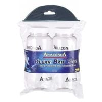 2 x POJEMNIKI ANACONDA NA DIPY BAIT BOX CLEAR 4szt