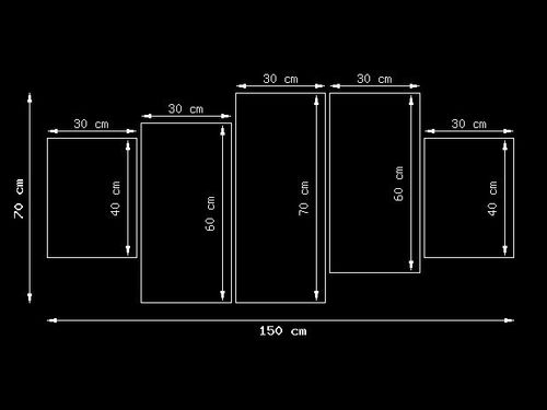 70CM 150CM OBRAZ 5 ELEM SPACER O ZACHODZIE SŁOŃCA ŚCIENNY na Arena.pl