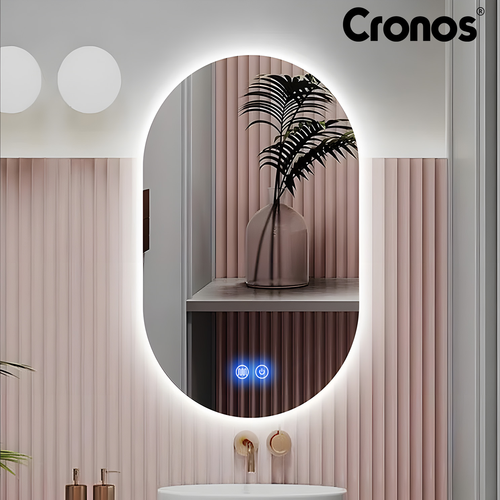 Lustro podgrzewane Cronos owalne 60x90cm na Arena.pl