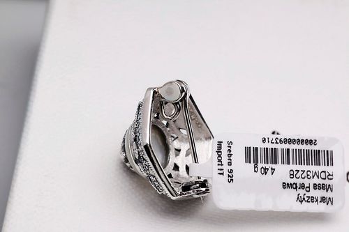 Srebrna broszka RDM3228 - Markazyty na Arena.pl