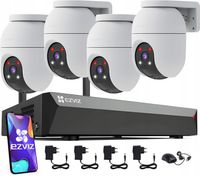 Zestaw do Monitoringu WiFi EZVIZ 4x C8c 2MP 1080p Rejestrator 8 Kanałów